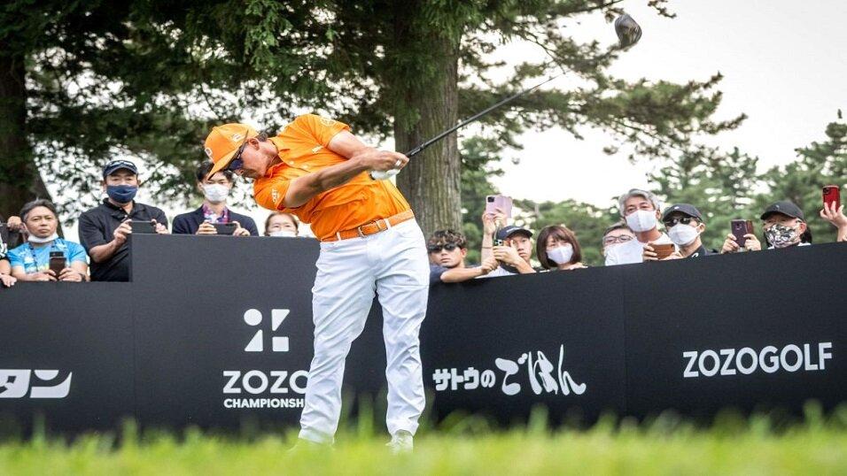 Rickie Fowler playing at the ZOZO Championship